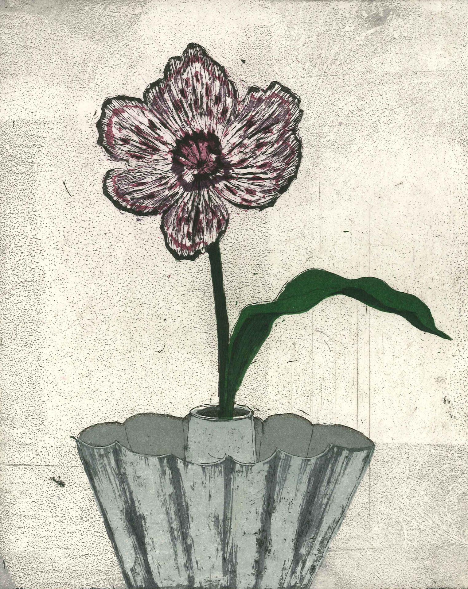 KIRSI NEUVONEN Kakkuvuoka, 2009 Etsning, akvatint, mjukgrundsetsning 25 x 20 cm