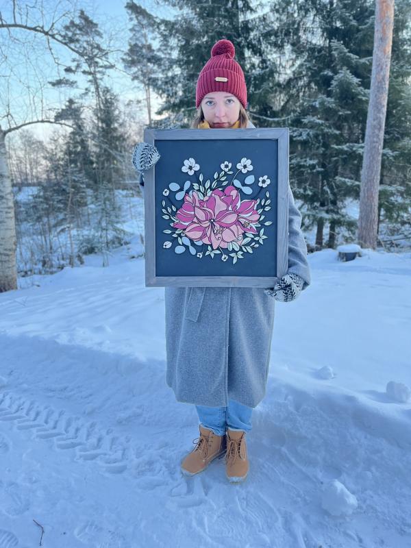 Jeanette och "Christmas Flowers"