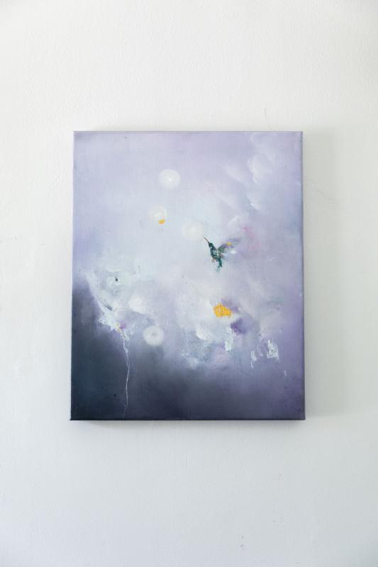 Mikaela Wikström, After the storm, 2021, Olja,40x50cm, foto Frida Lönnroos